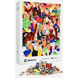 Celebrate Pride LGBTQ Jigsaw Puzzle 1000 Pieces 27.5” x 20" BetterCo